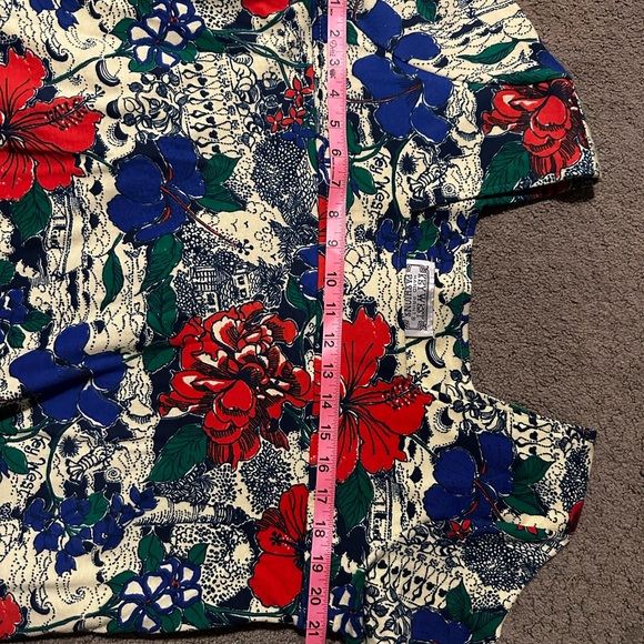 Key West Hand Print vintage size Large knit dress. Fits like XL. EUC Perfect - Picture 10 of 10